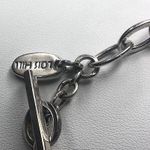 Lois Hill Mother of Pearl Inlay Sterling Silver Cutout Rectangle Toggle Necklace Photo 9