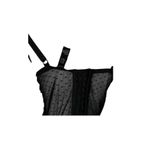 Black Lingerie Lace Bra Uplift Teddy. Size 38D Photo 2