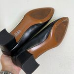 Aquatalia Black Leather Block Heel Pumps | Size 8.5 | Made in Italy Photo 4