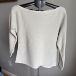 Treasure and Bond Cool Summer Waffle Knit Asmmetrical Sweater Women's Large Photo 1