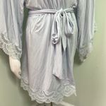 Eberjay Eberjey Mademoiselle Robe Grey Lace Trim XS Photo 5