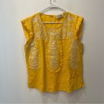 Boutique Savanna Jane MarigoldTop mustard yellow size Medium Gold Photo 1
