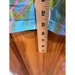 Vintage 1960's Coffee Break by Miss Elaine Vibrant Colorful Shift Pinup Dress Size M Photo 3