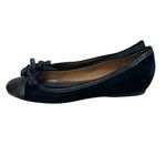 Coach  Concetta Round Toe Bow Black Ballet Flats Photo 2