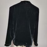 Vintage America Blues Serina Black Embellished Velvet Jacket Size Large Photo 6