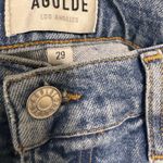 AGOLDE high rise stove pipe jeans Photo 4