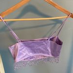 Glassons  Size 6 Purple Crop Top Photo 2