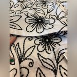 Maeve  Anthropologie Puff Sleeve Embroidered Pullover size Medium Photo 7