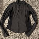 Lululemon  throw back define shape jacket size 10 graphite grey Photo 1