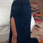 La Femme Navy Prom Dress Photo 1