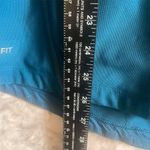 Nike Teal Fit Dry Long Sleeve Front Zip Reflector Jacket XL Photo 8