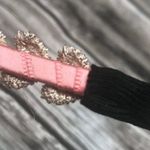 Unbranded Faux Pearl & Lace Embroidered Headband Pink, White, Gold One Size Love Pink Photo 3