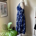 Ecowish NWT  Blue and White Floral Print Dress Photo 1