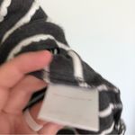 Modcloth T-Shirt Scallop Trim Stripes Grey XXS Photo 5