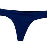 Victoria's Secret  Blue Bikini Bottom Sexy Little Thong Size Small Photo 0