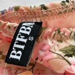 NWT Small BTFBM One Shoulder Ruffle Sun Dress Floral Baby Pink Belt Beach Boho Photo 6