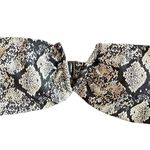 ANDIE NWT Swim The Scala Top In Snakeskin Size Medium Photo 1