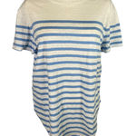Lou & grey Lou & Grey Striped T-Shirt Women's Size M Short Sleeve Crew Neck Top Casual New Photo 0