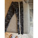Athleta  Camo Ultimate Stash Tight Leggings Women's Size S Black Grey Activewear Photo 3