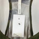 Sage  Green Print Sleeveless Mini Dress S NEW Photo 3