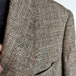 Saks 5th Avenue Vtg  plaid silk blazer jacket Photo 3