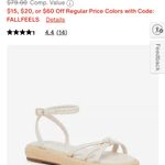 Jessica Simpson White platform sandals  Photo 1