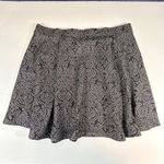 Black Lace Metallic Knit Skater Skirt Torrid Size 2 or US 18/20 Photo 2