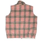 Katydid Reversible Pink Plaid Sherpa Vest XXL Cozy‎ Chic Rustic Charm NWOT Photo 5