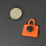 Crocs Orange Purse Jibbitz Charm Photo 1