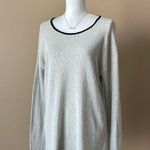 Flax  | Lt. Gray Crewneck Knit Sweater Sz M/L Photo 2