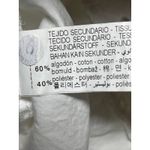 ZARA  White Belted Embroidered Eyelet Short Sleeve Mini A-Line Shirt Dress Size S Photo 3