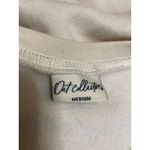 Oat Collective LOVE Women's Cream Crewneck Long Sleeve Grraphic Sweatshirt Top M Size M Photo 2