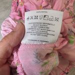 Faithfull the Brand Faithful the Brand sage mini dress in pink Juliette floral smock flowy size 2 xs Photo 9