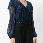 Three Floor  LACE DETAILED JUMPSUIT IN BLACK size 4 Photo 4