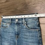 7 For All Mankind High Waist Slim Kick Stretch Crop Blue Jeans Size 26 Photo 8
