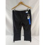 Eddie Bauer Pants Womens 10 Black Ripstop Crop Stretch Hiking Climbing NEW NWT Photo 1