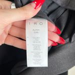 IRO  Alper Wool Blend Cropped Paperbag Dress Pants Charcoal Grey Size EU 40 US 8 Photo 6