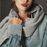 Anthropologie Daily Practice NWT The Elsie Waffle-Knit Oversized Scarf Photo 1