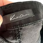 NWT KanCan High Rise Distressed Raw Fringe Hem Denim‎ Jean Shorts 0/23 Black Photo 4
