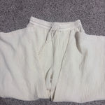 Ivory Linen Pants White Size undefined Photo 3