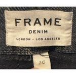 frame denim Frame Women's Jeans Le Crop Mini Boot Frayed Hem Mid-Rise Stretch Denim Gray 26 Photo 4