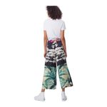 Desigual Pant US XS Silky Lightweight Feel Boho Tropical Theme New Photo 4