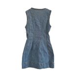 Good American NEW NWT Power Stretch Mini Dress Light Blue Wash Size Small Photo 9