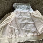 No Comment Cream Bomber Jacket with Quilted Design and High Collar Photo 8