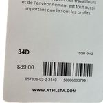 Athleta NWT Womens Phenomena High Impact Bra B-DD in Snowfall Blue - Sz 34D Photo 2