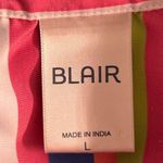 Blair Rainbow Womens Button Up Shirt Size L Striped Business Office‎ Professional Photo 4