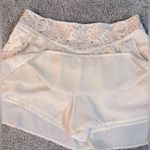 Joie  Cream Embroidered Linen-Blend Skort with Pockets - Size Small Photo 3
