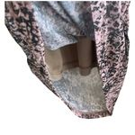 BB Dakota Steve Madden S Animal Print Long Sleeve Ruched Bodycon Mini Dress Pink Photo 3