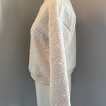 Lucca Couture BNWT  Geometric Crop Off White Sweater Photo 1