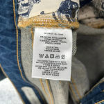 Anthropologie NWT Pilcro By  Mid Rise Slim Denim Shorts Dark Wash Blue Size 27 Photo 5